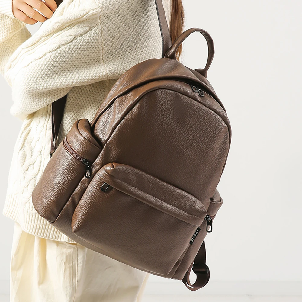 Мягкий кожаный рюкзак, женский модный дикий тренд, повседневная женская дорожная сумка большой вместимости, школьный рюкзак для девочек-подростков
Мягкий кожаный рюкзак, женский модный дикий тренд, повседневная женская дорожная сумка большой вместимости, школьный рюкзак для девочек-подростков
