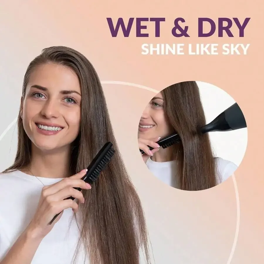 Boar Bristle Hair Brush For Volume Shine And Styling
Boar Bristle Hair Brush For Volume Shine And Styling