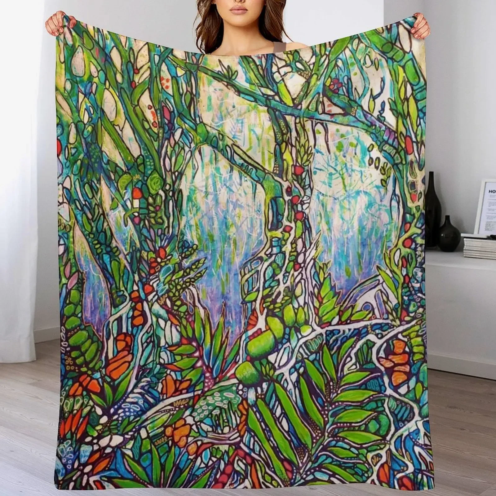 Wild Rainforest Throw Blanket Travel Beautifuls Heavy Plaid on the sofa Blankets
Wild Rainforest Throw Blanket Travel Beautifuls Heavy Plaid on the sofa Blankets