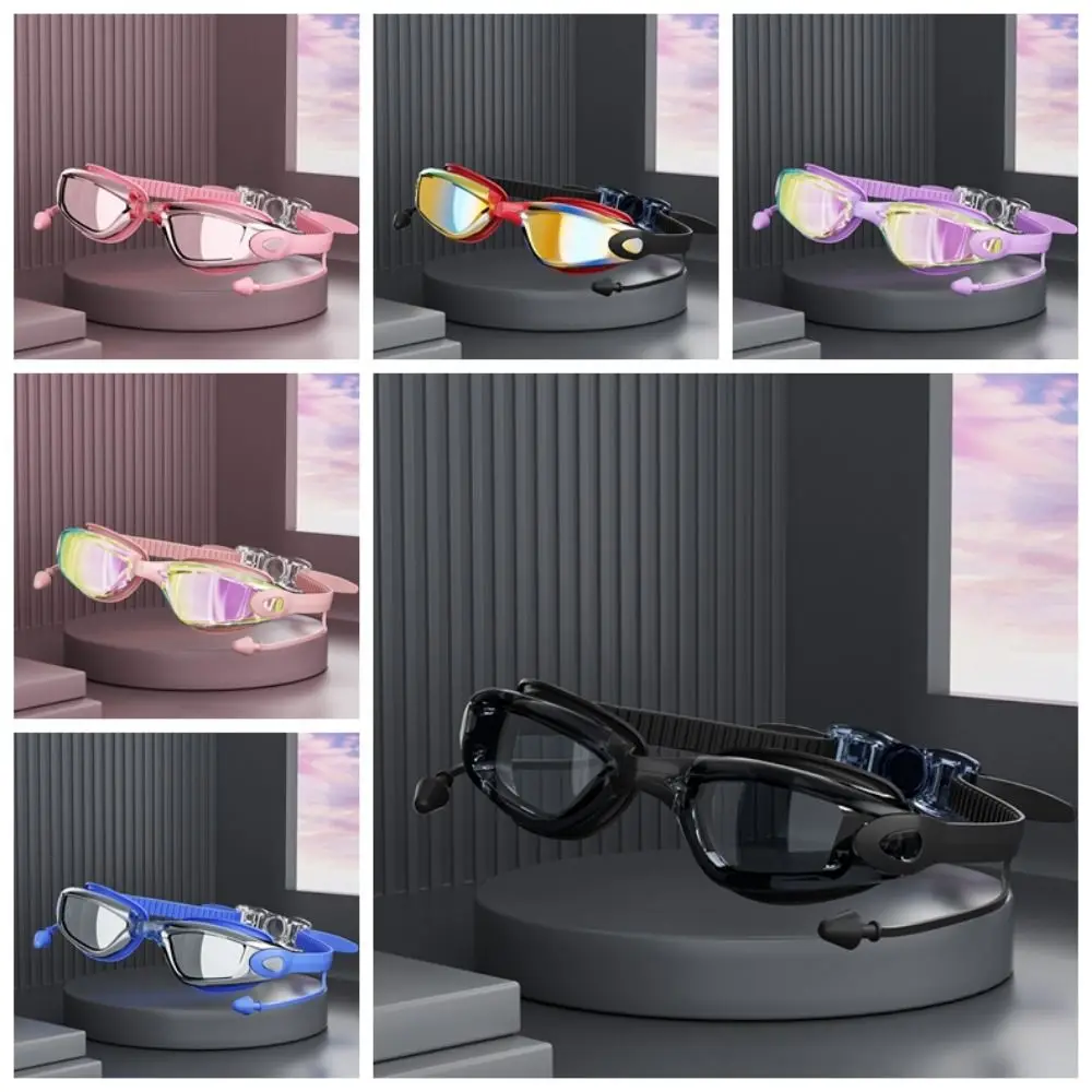 Professional Anti Fog Swimming Goggles With Earplugs Wide View Swim Glasses Waterproof HD Diving Eyewear Swimming Beginner 
Professional Anti Fog Swimming Goggles With Earplugs Wide View Swim Glasses Waterproof HD Diving Eyewear Swimming Beginner