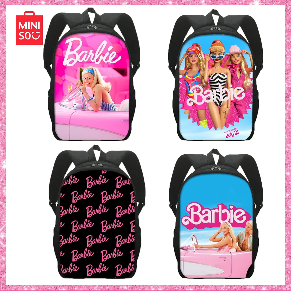 2024 New Miniso Barbie School Bag Polyester Comfortable Student Backpack Large Capacity 16 Inch Laptop Bag Girl Birthday Gift
2024 New Miniso Barbie School Bag Polyester Comfortable Student Backpack Large Capacity 16 Inch Laptop Bag Girl Birthday Gift