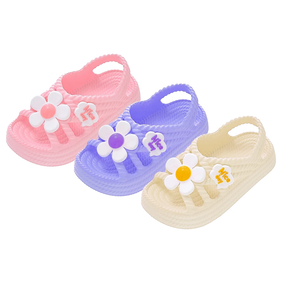 Girls Flower Sandals Soft Sole Summer Indoor and Outdoor Toddler Kids with Anti Slip Design and Nice Day Letter Cute Decorations
Girls Flower Sandals Soft Sole Summer Indoor and Outdoor Toddler Kids with Anti Slip Design and Nice Day Letter Cute Decorations