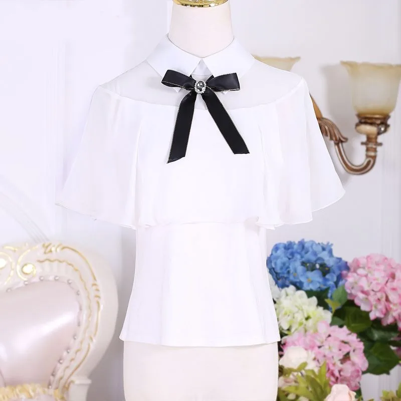 Women Blouse White Shirt Collar Shawl Chiffon Shirt 2026 Slim
Women Blouse White Shirt Collar Shawl Chiffon Shirt 2026 Slim