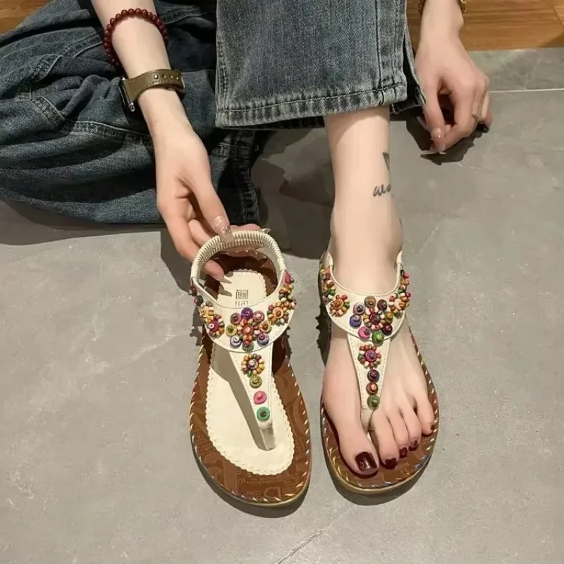 Women's Sandals Summer Flip Flops for Women Comfortable Flats Outdoor Fashion Ladies Shoes Footwear 2025 Luxury Casual Barefoot
Women's Sandals Summer Flip Flops for Women Comfortable Flats Outdoor Fashion Ladies Shoes Footwear 2025 Luxury Casual Barefoot