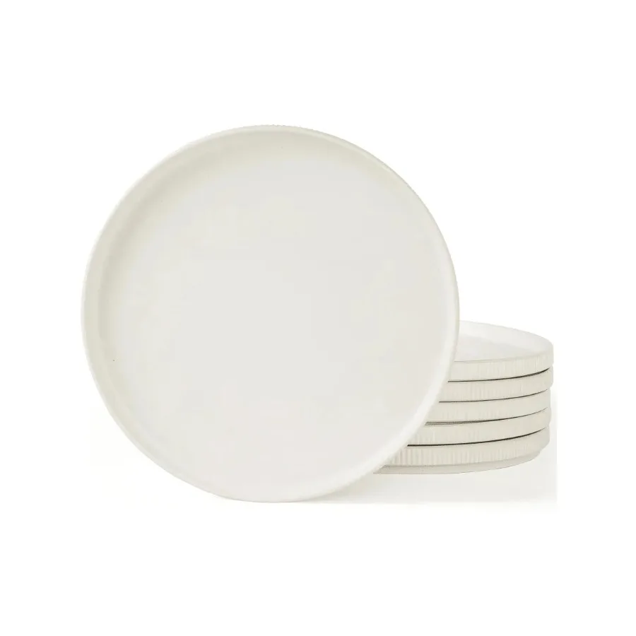 Richmount 6 Piece 10 Inches Plate Set, Dinner Plates For 6, Scratch Resistant, Stoneware Dinnerware, Kitchen Modern Rustic Serv
Richmount 6 Piece 10 Inches Plate Set, Dinner Plates For 6, Scratch Resistant, Stoneware Dinnerware, Kitchen Modern Rustic Serv