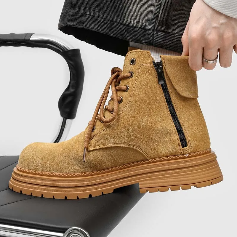 Man Chelsea Boots Outdoor Business Casual Shoes Motorcycle Botas Street Style Men Ankle Boots High Top Suede Male Walking Shoes
Man Chelsea Boots Outdoor Business Casual Shoes Motorcycle Botas Street Style Men Ankle Boots High Top Suede Male Walking Shoes