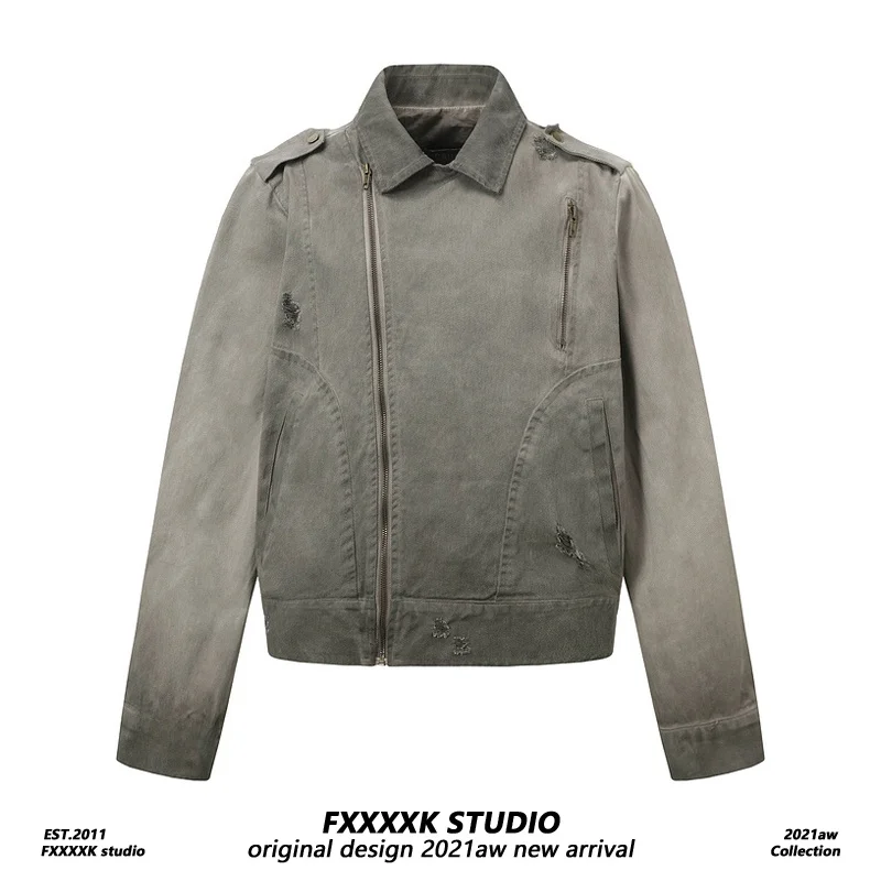 FXK Original American Retro Vintage Waed Jaet ort Sle Wasteland Спецодежда Верхняя одежда Свободный крой из хлопка Молодежный тренд
FXK Original American Retro Vintage Waed Jaet ort Sle Wasteland Спецодежда Верхняя одежда Свободный крой из хлопка Молодежный тренд