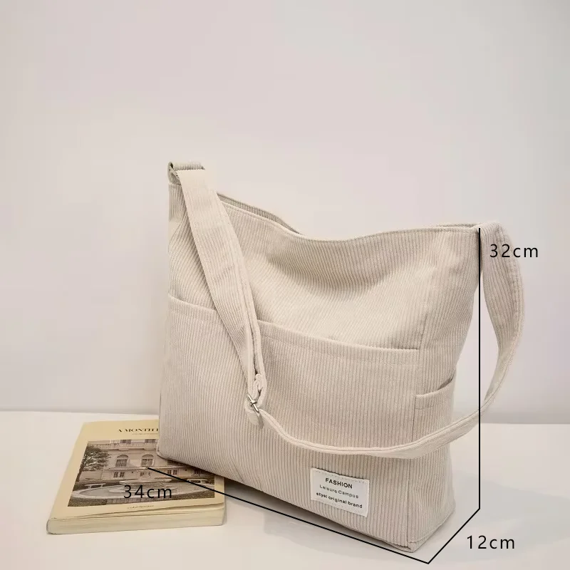 JIOMAY Corduroy Shoulder Bag for Women 2024 Leisure College Style Adjustable Strap Large Capacity Handbag Travel Crossbody Bag
JIOMAY Corduroy Shoulder Bag for Women 2024 Leisure College Style Adjustable Strap Large Capacity Handbag Travel Crossbody Bag