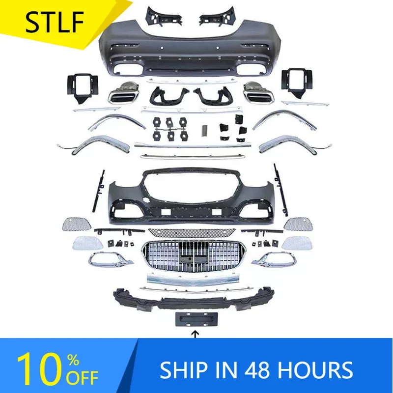 Бамперы для автомобилей W213, обновление до W223 S для нового E-класса W213 2021 года: передний бампер, решетка радиатора и задний бампер
Бамперы для автомобилей W213, обновление до W223 S для нового E-класса W213 2021 года: передний бампер, решетка радиатора и задний бампер