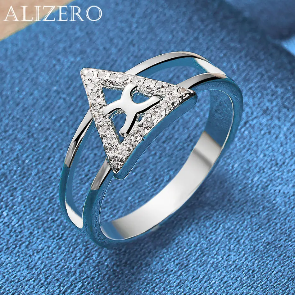 ALIZERO 925 Sterling Silver Ring With Triangle Design Ring For Lady Women Men Fashion Party Creative Accessories Charm Jewelry
ALIZERO 925 Sterling Silver Ring With Triangle Design Ring For Lady Women Men Fashion Party Creative Accessories Charm Jewelry