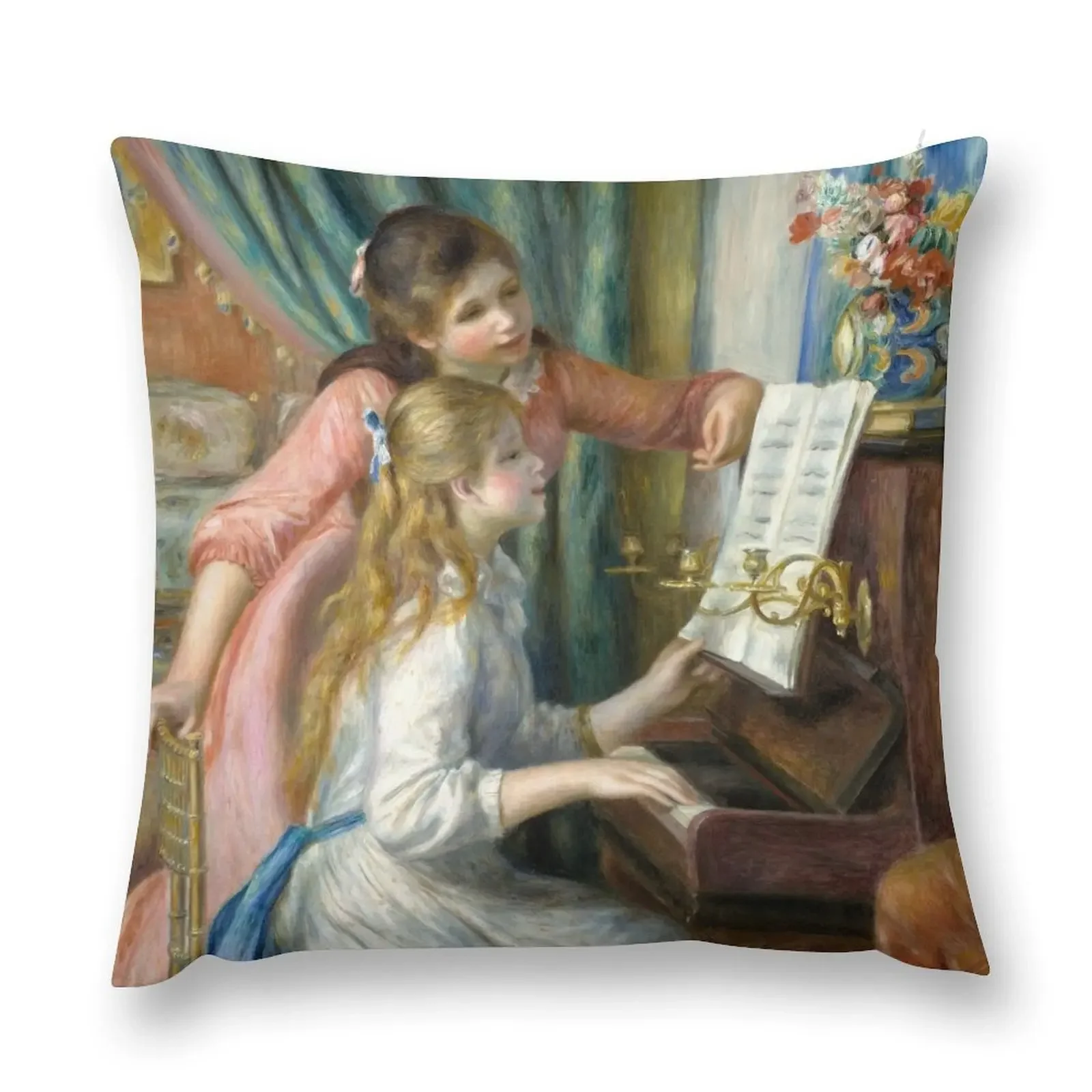 Pierre-Auguste Renoir. Two Young Girls at the Piano, 1892. Throw Pillow Decorative Cushion Sofa Cushions Cover pillow
Pierre-Auguste Renoir. Two Young Girls at the Piano, 1892. Throw Pillow Decorative Cushion Sofa Cushions Cover pillow