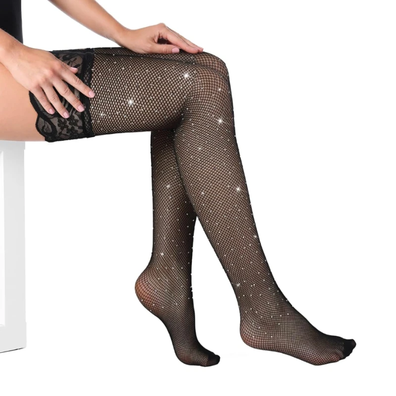 medias Silicone Shiny Long Sock for Women Non-slip Thigh High Stockings Rhinestone Bling Hot Girl Club Wear Fishnet Lace Hosiery
medias Silicone Shiny Long Sock for Women Non-slip Thigh High Stockings Rhinestone Bling Hot Girl Club Wear Fishnet Lace Hosiery