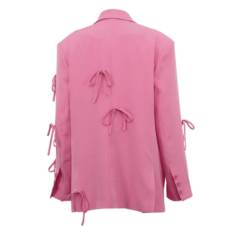 2026 New Spring and Autumn Small Blazer Women's High-end Design Niche Bow Pink Loose Casual Suit Temperament Commuting Suits
2026 New Spring and Autumn Small Blazer Women's High-end Design Niche Bow Pink Loose Casual Suit Temperament Commuting Suits