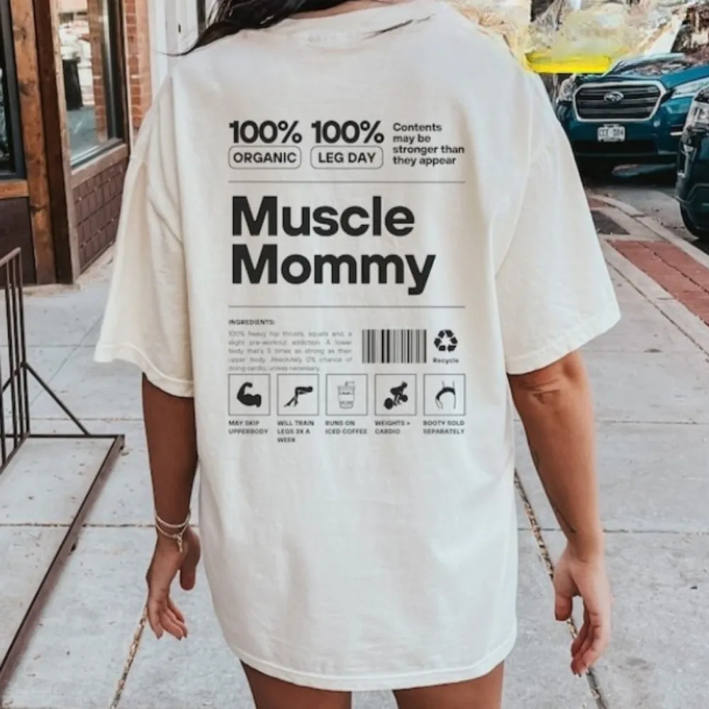 Muscle Mommy Pump Cover Gym Shirt Oversized Short-sleeved Shirt for Workout Gift for Gym Rat Funny Gym Gift for Girlfriend
Muscle Mommy Pump Cover Gym Shirt Oversized Short-sleeved Shirt for Workout Gift for Gym Rat Funny Gym Gift for Girlfriend