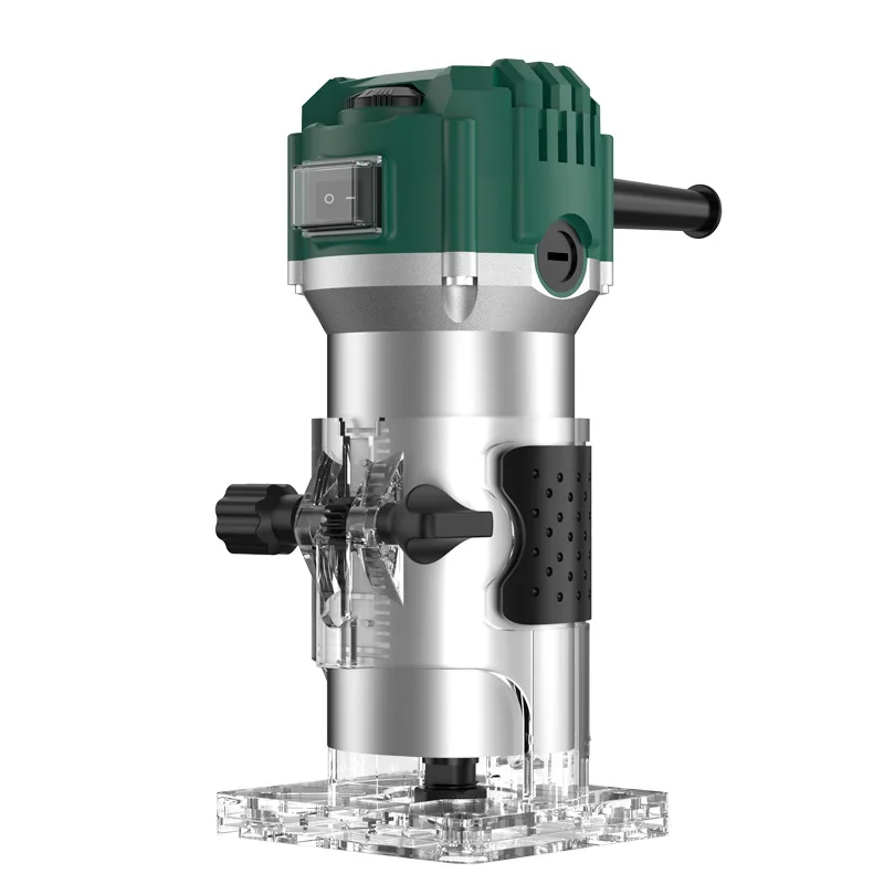 Dark green speed trimming machine electric woodworking tools carving opening slotting multi-function
Dark green speed trimming machine electric woodworking tools carving opening slotting multi-function