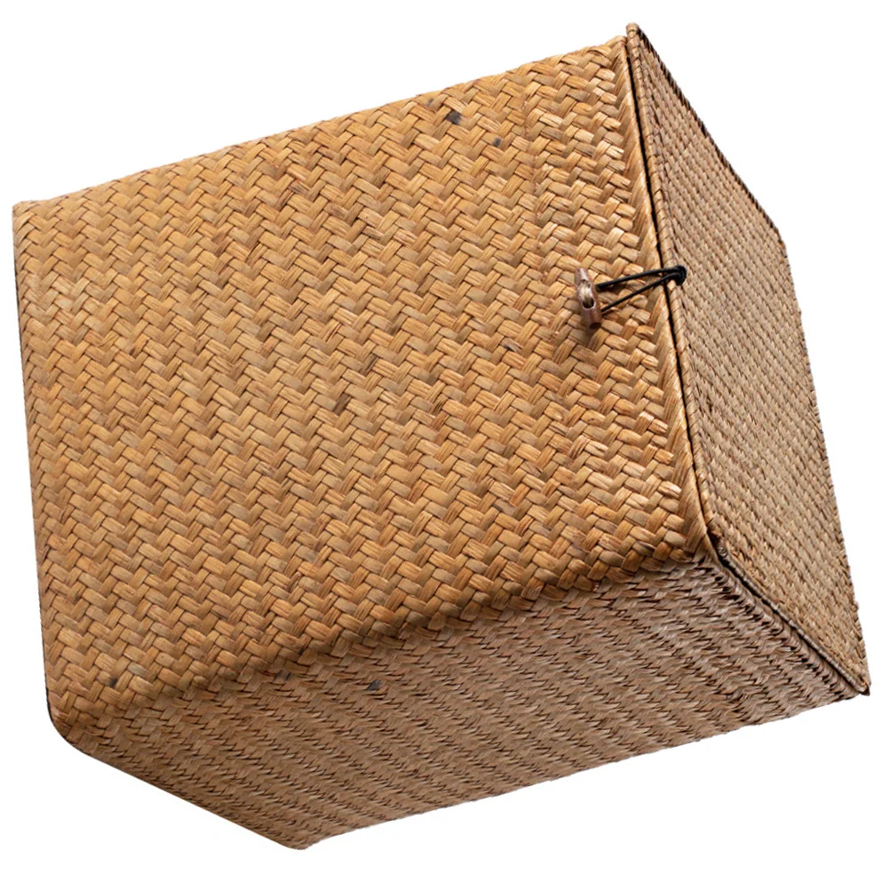Picnic Basket Storage Bin with Lid Case Straw Woven Baskets Trash Can Decorative Flower Retro Handwoven Cattail Grass
Picnic Basket Storage Bin with Lid Case Straw Woven Baskets Trash Can Decorative Flower Retro Handwoven Cattail Grass