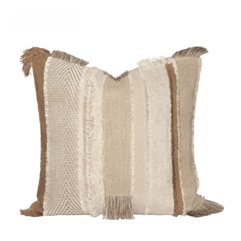 angse Original Design Handmade Tassel Multiple Splicing Wabi-Sabi Sle Homestay Pillow Living Room Sofa Pillow
angse Original Design Handmade Tassel Multiple Splicing Wabi-Sabi Sle Homestay Pillow Living Room Sofa Pillow
