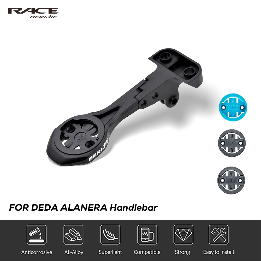 BERIJIE Out Front Aluminum Alloy Computer Mount For Deda ALANERA Integrated Handlebar, For GPS/Bryton/Wahoo,Support Garmin 1050
BERIJIE Out Front Aluminum Alloy Computer Mount For Deda ALANERA Integrated Handlebar, For GPS/Bryton/Wahoo,Support Garmin 1050