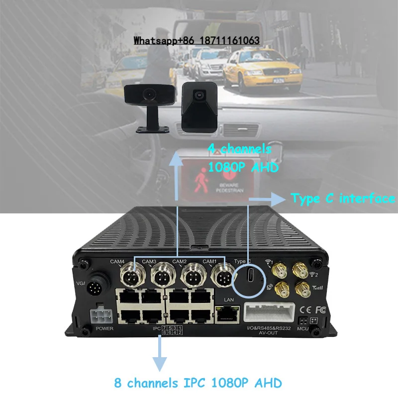 Professional Fleet Management DVR 12CH AI Driver Monitoring G Sensor Encrypted Storage for Trucks, Buses & Fleet Vehicles
Professional Fleet Management DVR 12CH AI Driver Monitoring G Sensor Encrypted Storage for Trucks, Buses & Fleet Vehicles