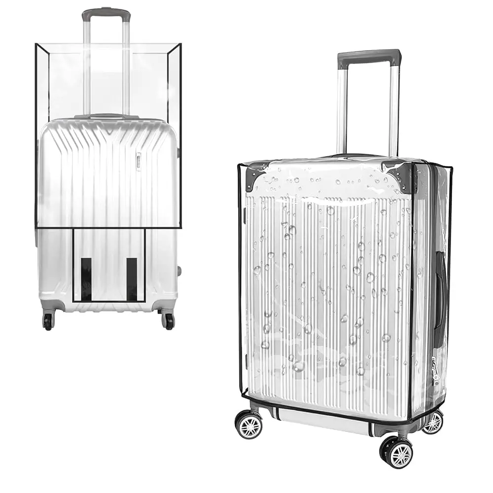 Free Shipping1 Pc Luggage Cover Clear PVC Suitcase Cover Protector Travel Luggage Transparent Protective Cover Waterproof and Du
Free Shipping1 Pc Luggage Cover Clear PVC Suitcase Cover Protector Travel Luggage Transparent Protective Cover Waterproof and Du