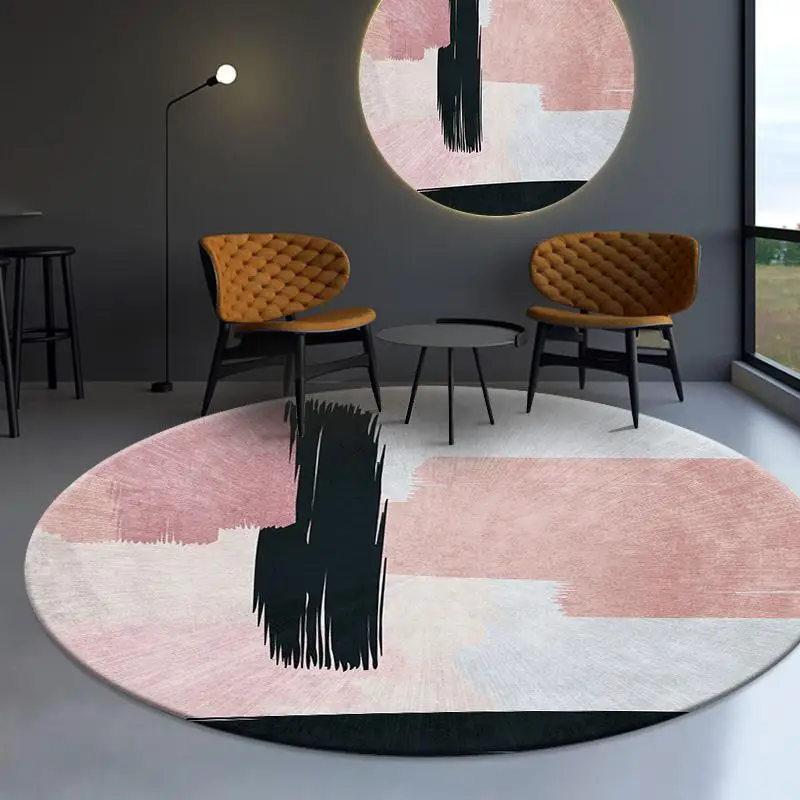 Круглый ковер с современным дизайном — мягкий нескользящий напольный акцент для гостиной, спальни или прихожей
Круглый ковер с современным дизайном — мягкий нескользящий напольный акцент для гостиной, спальни или прихожей