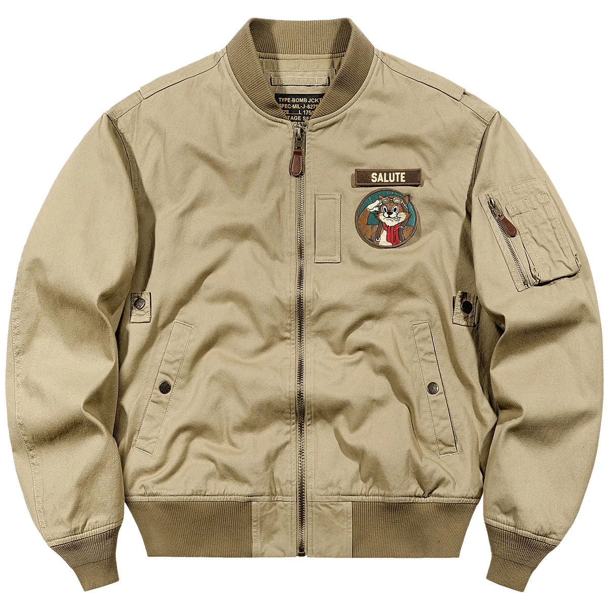 VIP Pure Cotton Pilot Jaet Men's Spring Autumn New Embroidery Workwear Loose American Retro Baseball orm Jaet
VIP Pure Cotton Pilot Jaet Men's Spring Autumn New Embroidery Workwear Loose American Retro Baseball orm Jaet