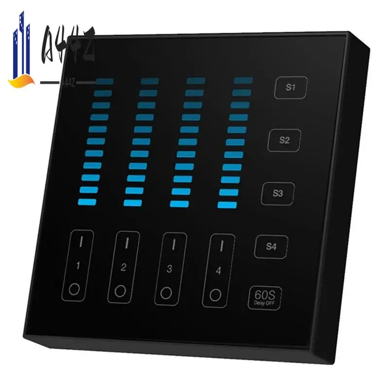 A44Z-Miboxer 4-зонная интеллектуальная сенсорная панель с дистанционным управлением 2,4G RF беспроводной светодиодный контроллер яркости с затемнением для светодиодной лампы светодиодная лента
A44Z-Miboxer 4-зонная интеллектуальная сенсорная панель с дистанционным управлением 2,4G RF беспроводной светодиодный контроллер яркости с затемнением для светодиодной лампы светодиодная лента