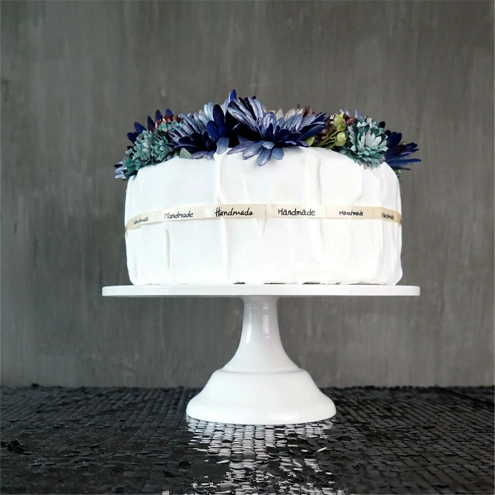 ABMR-2Pcs 12 Inch Iron Round Cake Stand Cake Plate Pedestal Dessert Holder Wedding Birthday Party-White
ABMR-2Pcs 12 Inch Iron Round Cake Stand Cake Plate Pedestal Dessert Holder Wedding Birthday Party-White
