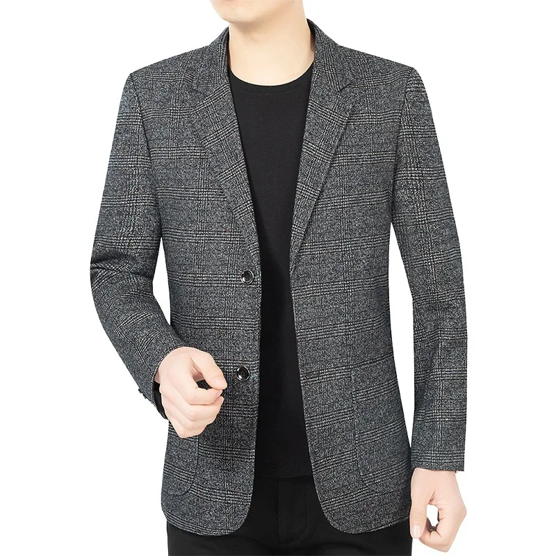 Man Blazer Turn Down Collar Single-breasted Pocket Male Outerwear Simple Long Sleeve Non-ironing Breathable Men Suit Jacket
Man Blazer Turn Down Collar Single-breasted Pocket Male Outerwear Simple Long Sleeve Non-ironing Breathable Men Suit Jacket