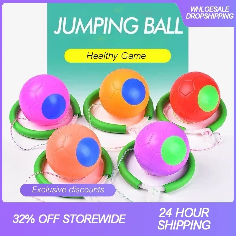 Outdoor Skip Ball Toy - Fun Sports Game - Education Enhances Balance and Coordination - Ideal for Kids Children Birthday Gifts
Outdoor Skip Ball Toy - Fun Sports Game - Education Enhances Balance and Coordination - Ideal for Kids Children Birthday Gifts