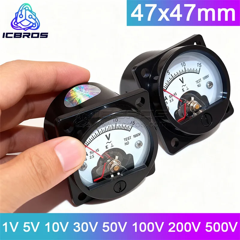 SO-45 SO45-V Pointer Type DC Voltmeter 1V 2V 3V 5V 10V 15V 20V 25V 30V 50V 75V 100V 150V 200V 250V 300V 500V 600V 800V
SO-45 SO45-V Pointer Type DC Voltmeter 1V 2V 3V 5V 10V 15V 20V 25V 30V 50V 75V 100V 150V 200V 250V 300V 500V 600V 800V