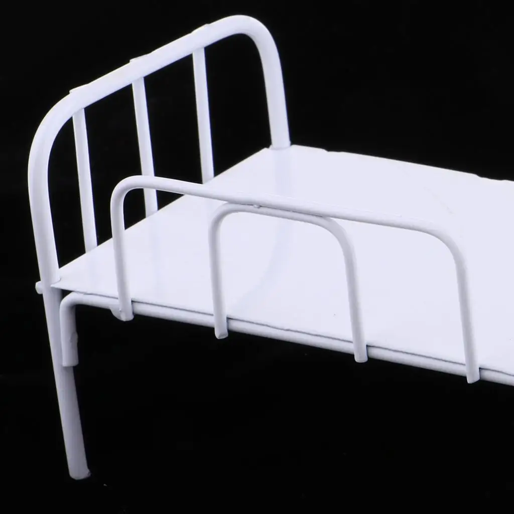 Iron Dollhouse Dormitory Bed Handcrafted Bedroom Furniture for 1 12 Scale Dolls and Miniatures Decor
Iron Dollhouse Dormitory Bed Handcrafted Bedroom Furniture for 1 12 Scale Dolls and Miniatures Decor