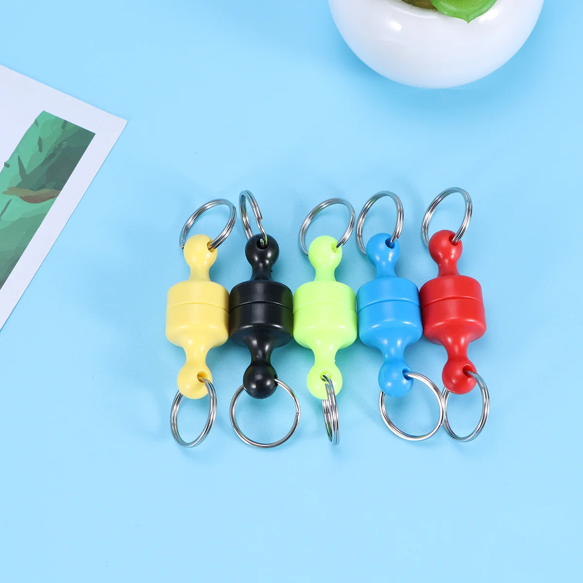 5Pcs Black Magnetic Clasp Converter Portable Lanyard Clip Carabiner for Fishing Mountaineering Aluminum 3kg Pull Force
5Pcs Black Magnetic Clasp Converter Portable Lanyard Clip Carabiner for Fishing Mountaineering Aluminum 3kg Pull Force