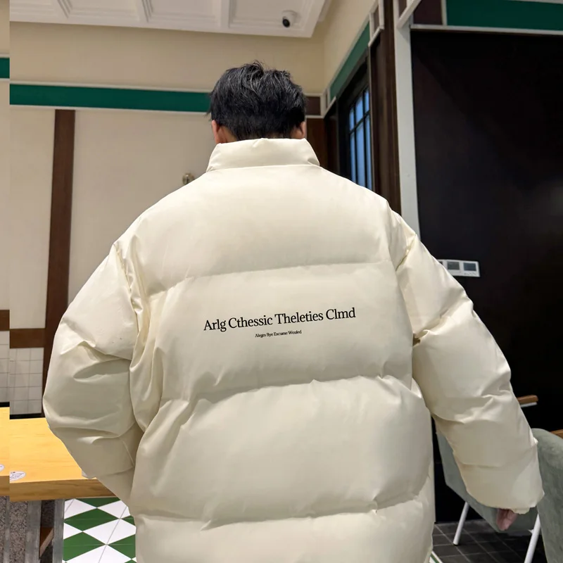 Мужская зимняя утепленная куртка-пуховик из хлопка, свободного кроя, для пар, модная повседневная хлопковая одежда
Мужская зимняя утепленная куртка-пуховик из хлопка, свободного кроя, для пар, модная повседневная хлопковая одежда