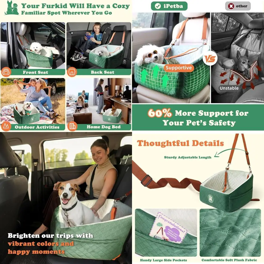 Crash-Safe, Non-Slip Dog Seat Cover for Small to Medium Dogs - Protects Car and Washable
Crash-Safe, Non-Slip Dog Seat Cover for Small to Medium Dogs - Protects Car and Washable
