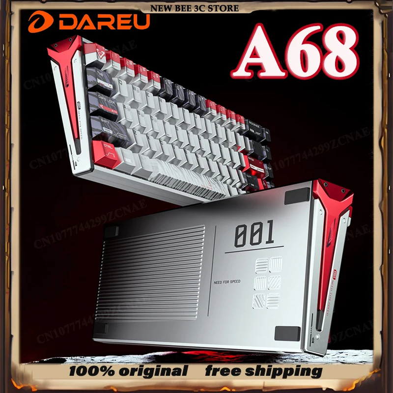 НОВАЯ Игровая клавиатура Dareu A68 с проводным подключением, алюминиевым корпусом, магнитными переключателями, RGB-подсветкой, частотой опроса 8K, временем отклика 0.1 мс, дельта-переключателями RT0.005мм для горячей замены, в подарок
НОВАЯ Игровая клавиатура Dareu A68 с проводным подключением, алюминиевым корпусом, магнитными переключателями, RGB-подсветкой, частотой опроса 8K, временем отклика 0.1 мс, дельта-переключателями RT0.005мм для горячей замены, в подарок
