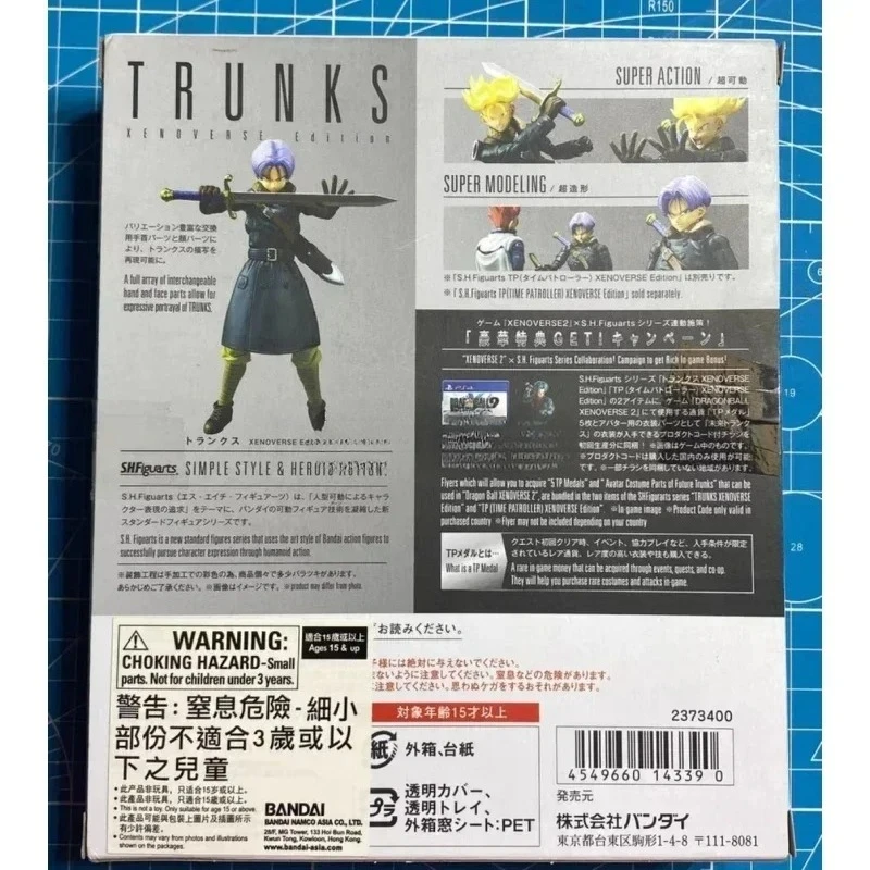 Bandai Original Dragon Ball Z Trunks S.h Figuarts Universe Future Chapter Time and Space Patrolman Модель из ПВХ Фигурка Игрушка
Bandai Original Dragon Ball Z Trunks S.h Figuarts Universe Future Chapter Time and Space Patrolman Модель из ПВХ Фигурка Игрушка