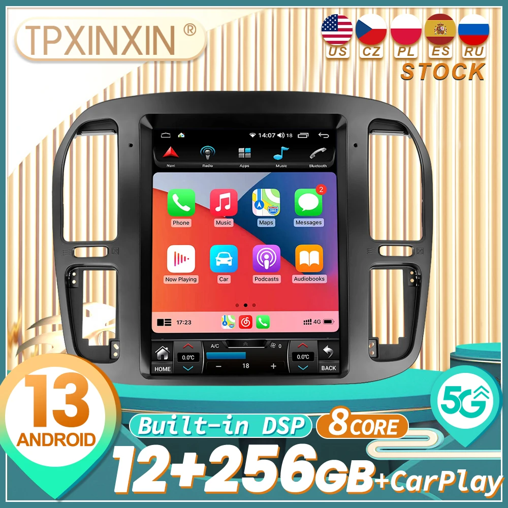 For Toyota Land Cruiser LC100 For Lexus LX470 1998~2002 Android Car Radio Stereo Automotive Multimedia Player GPS Nav Head Unit
For Toyota Land Cruiser LC100 For Lexus LX470 1998~2002 Android Car Radio Stereo Automotive Multimedia Player GPS Nav Head Unit