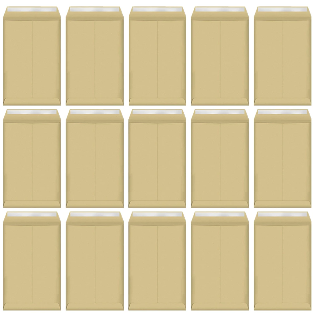 25pcs Thickened Kraft Paper Envelope Bags C4 Size 32.4x22.9cm Self-adhesive for Documents Files Letters Office School
25pcs Thickened Kraft Paper Envelope Bags C4 Size 32.4x22.9cm Self-adhesive for Documents Files Letters Office School