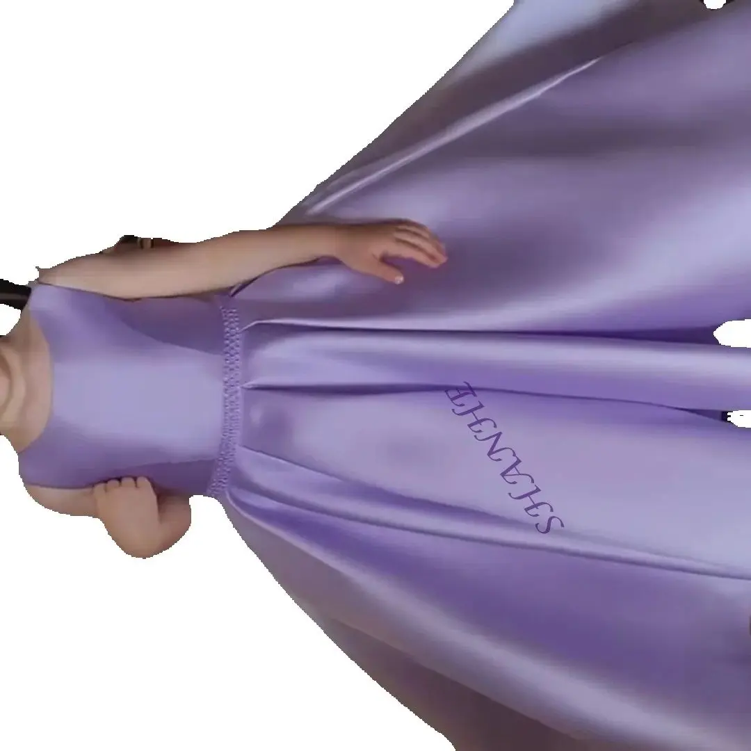 Lovely Quality Satin Flower Girl Dress Fluffy With Bow For Wedding Dresses Little Girls Princess Birthday Party Gowns Customised
Lovely Quality Satin Flower Girl Dress Fluffy With Bow For Wedding Dresses Little Girls Princess Birthday Party Gowns Customised