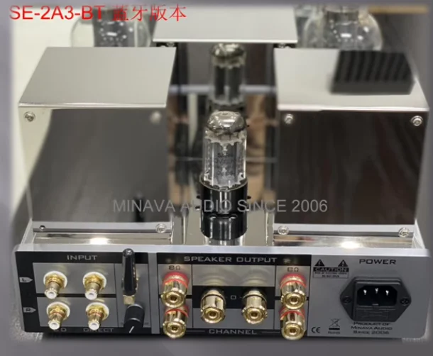 MINAVA Audio 5W*2 SE-2A3 Single ended Pure A-grade Gallbladder Bluetooth Electronic Tube Amplifier
MINAVA Audio 5W*2 SE-2A3 Single ended Pure A-grade Gallbladder Bluetooth Electronic Tube Amplifier