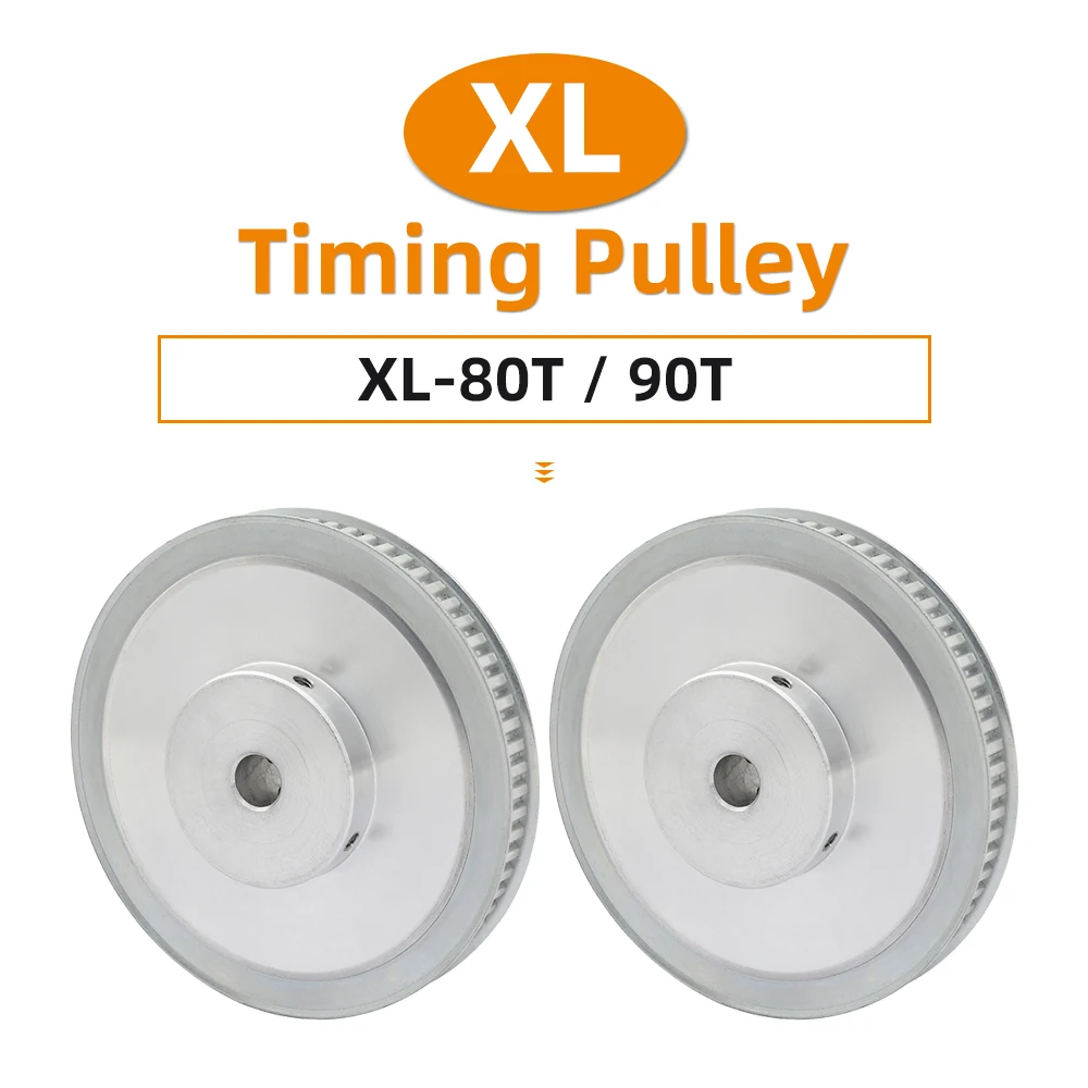 Timing Pulley XL80T/90T Bore 10-30 mm Trapezoidal Tooth Pitch 5.08 mm Timing Belt Width 10 mm Pulley Wheel 80Teeth 90Teeth
Timing Pulley XL80T/90T Bore 10-30 mm Trapezoidal Tooth Pitch 5.08 mm Timing Belt Width 10 mm Pulley Wheel 80Teeth 90Teeth