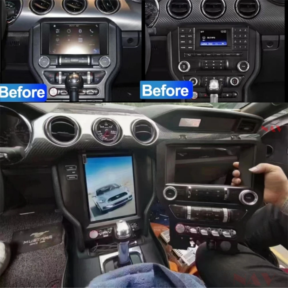 Автомобильный радиоприемник Android 13, автомобильный Carplay вертикальный экран для Ford Mustang 2015 2016 2017 2018 2019, мультимедийный плеер с GPS-навигацией, головное устройство
Автомобильный радиоприемник Android 13, автомобильный Carplay вертикальный экран для Ford Mustang 2015 2016 2017 2018 2019, мультимедийный плеер с GPS-навигацией, головное устройство