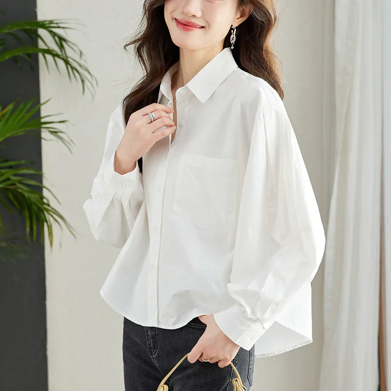 Новые женские туфли из чистого хлопка irt Ele Lantern Sve с отложным воротником, облегающие, для поездок на работу, Long Sve irt для женщин
Новые женские туфли из чистого хлопка irt Ele Lantern Sve с отложным воротником, облегающие, для поездок на работу, Long Sve irt для женщин