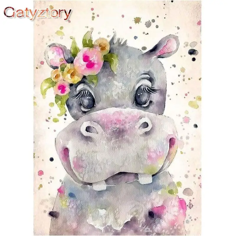 GATYZTORY Frame Picture Diy Painting By Numbers Kits Coloring By Numbers Hippo Acrylic Canvas Painting Handpainted Drawing Art
GATYZTORY Frame Picture Diy Painting By Numbers Kits Coloring By Numbers Hippo Acrylic Canvas Painting Handpainted Drawing Art