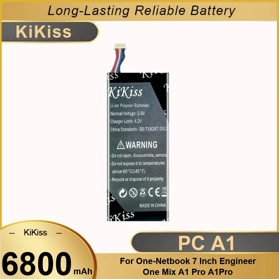 6800mAh Reliable Replacement For One-Netbook 7 Inch Engineer Tablet PC One Mix A1 Pro A1Pro Lightweight Laptop Battery
6800mAh Reliable Replacement For One-Netbook 7 Inch Engineer Tablet PC One Mix A1 Pro A1Pro Lightweight Laptop Battery