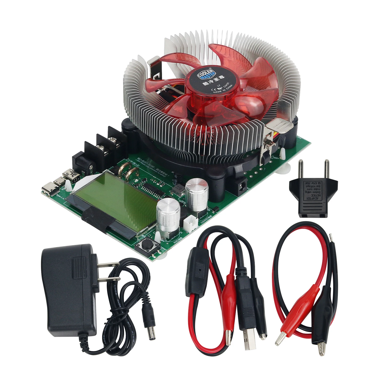 150W Voltmeter Adjustable Constant Current Electronic Load Charger USB Meter Indicator Digital Battery Capacity Tester
150W Voltmeter Adjustable Constant Current Electronic Load Charger USB Meter Indicator Digital Battery Capacity Tester