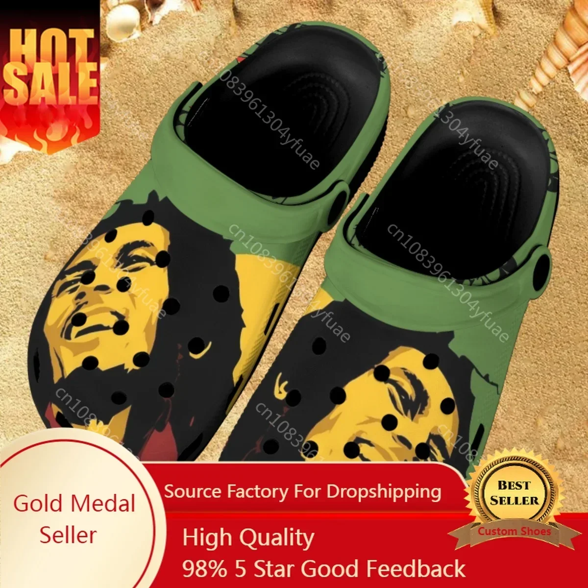 Famous Singer Rapper Bob Marley 3D Print Unisex Cozy Slides Summer Beach Slip On Casual Slippers Clogs Garden Shoes New Zapatos
Famous Singer Rapper Bob Marley 3D Print Unisex Cozy Slides Summer Beach Slip On Casual Slippers Clogs Garden Shoes New Zapatos