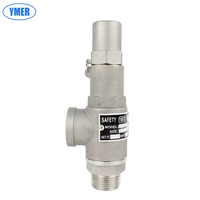 YMER Stainless Steel 316 Safety Valve SS316 1/2inch 3/4inch 1inch 1 1/4inch 2inch Steam Boiler Pressure Relief Valve Oil Gas
YMER Stainless Steel 316 Safety Valve SS316 1/2inch 3/4inch 1inch 1 1/4inch 2inch Steam Boiler Pressure Relief Valve Oil Gas