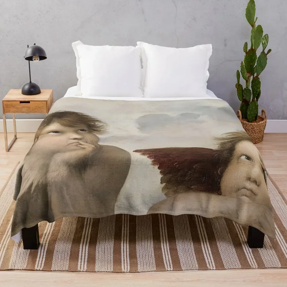 Raphael's Angel Cherubs Throw Blanket Modern Design Soft Blanket for Home Decor
Raphael's Angel Cherubs Throw Blanket Modern Design Soft Blanket for Home Decor